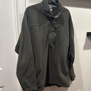 Patagonia Green Zip Up Quarterzip Pullover with High Collar